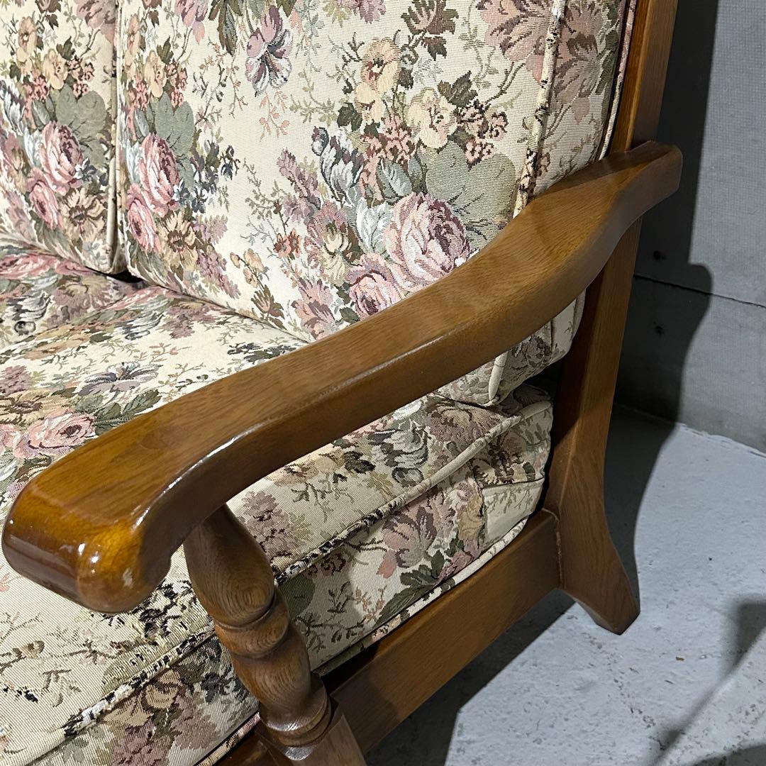 ✦80s✦KOSUGA コスガ家具 2人掛けソファ｜昭和ヴィンテージ ゴブラン織