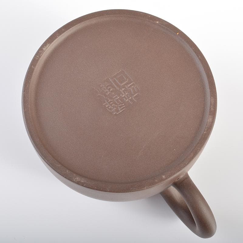 中国　紫砂　朱泥　漢詩文　急須　茶壷　在銘　C　R6170