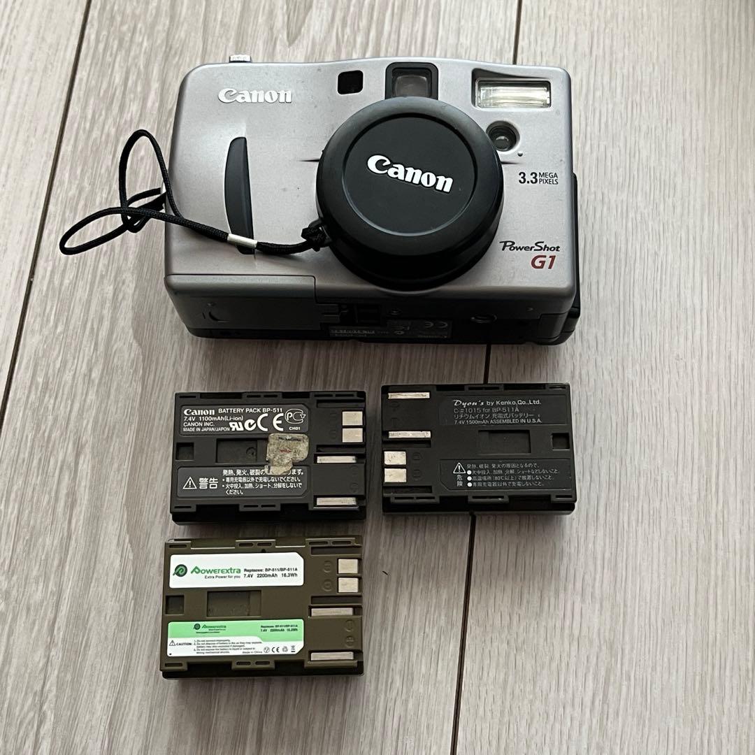 Canon PowerShot G1 オールドコンデジ！