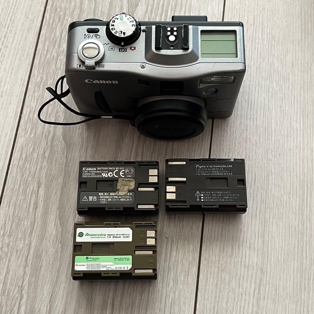 Canon PowerShot G1 オールドコンデジ！