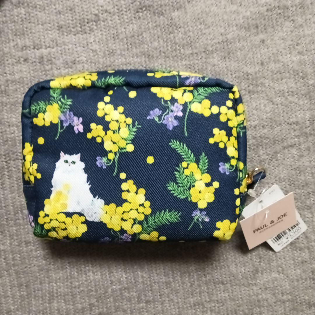 新品 ポール&ジョー 猫 ミモザ 保冷 バッグ &ポーチ