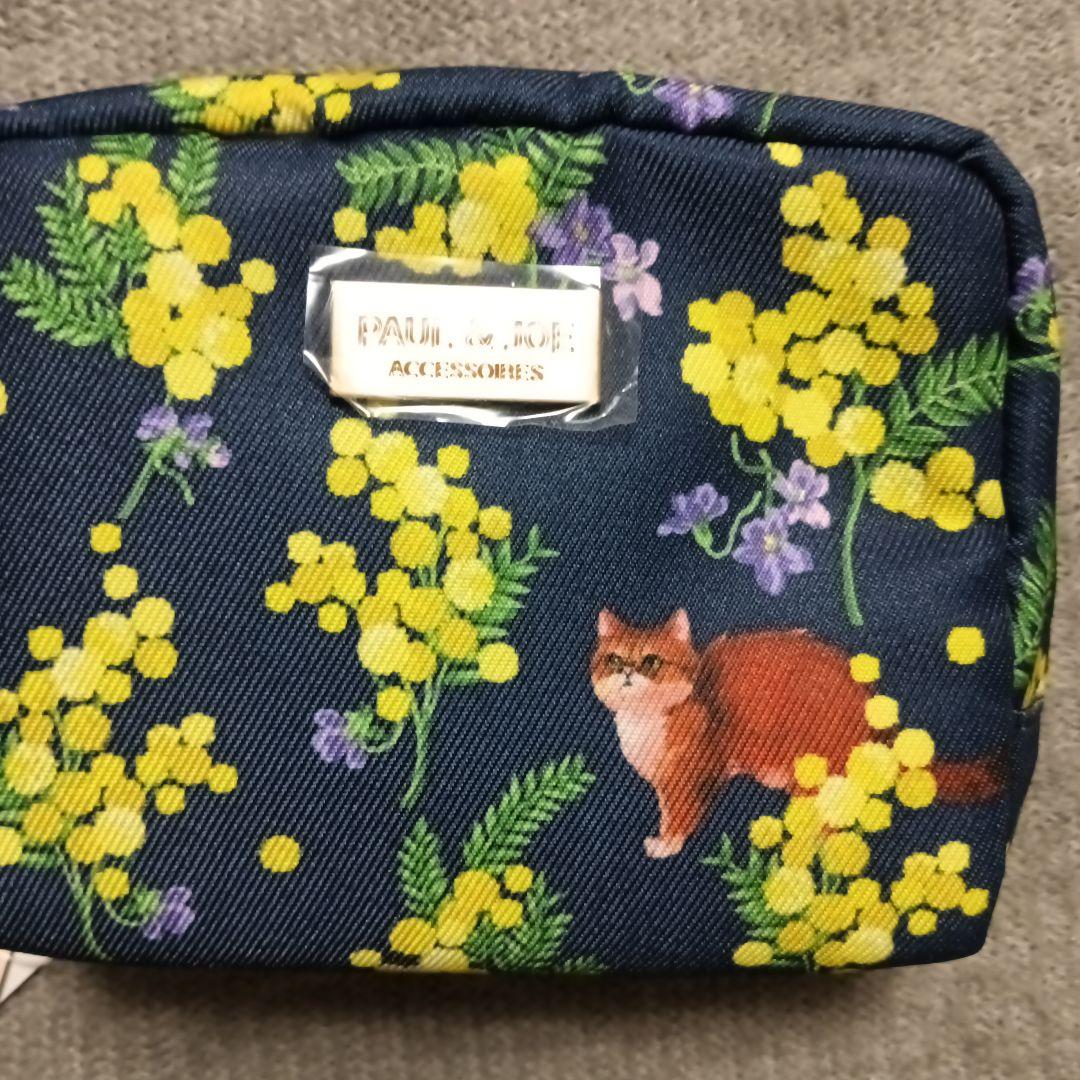 新品 ポール&ジョー 猫 ミモザ 保冷 バッグ &ポーチ