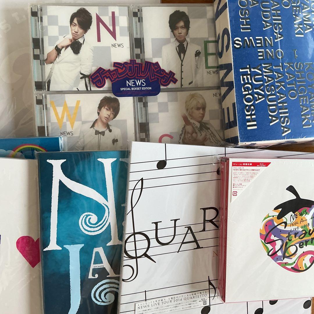 NEWS グッズ　まとめ売り　CD、Blu-ray、DVD等１００枚以上