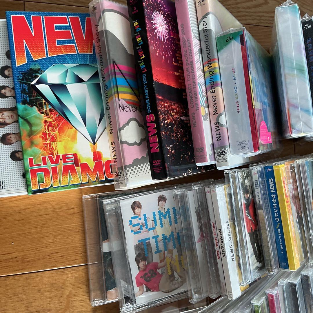 NEWS グッズ　まとめ売り　CD、Blu-ray、DVD等１００枚以上