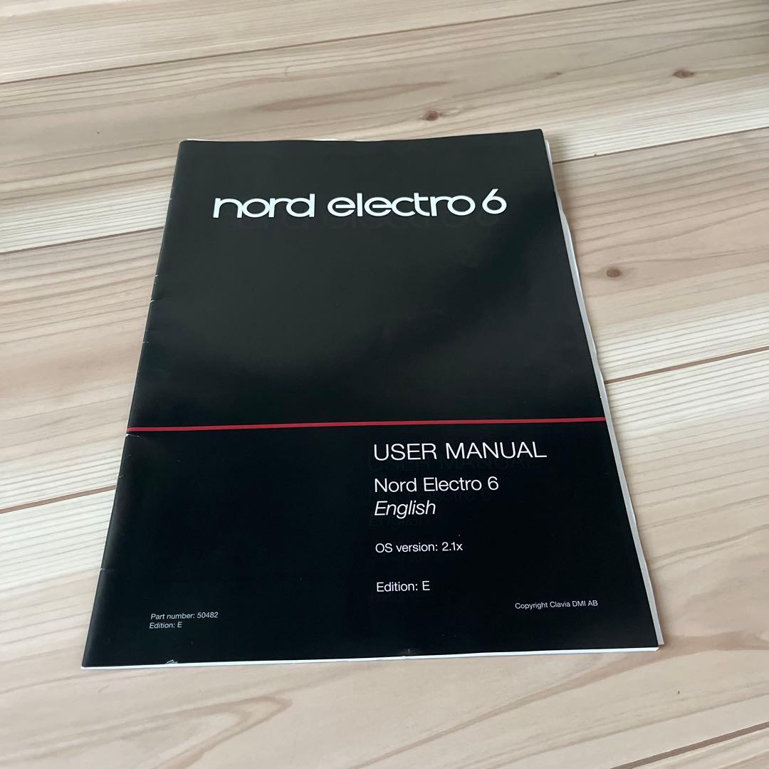 【美品】 nord electro 6 HP 73鍵盤　非純正ソフトケースつき