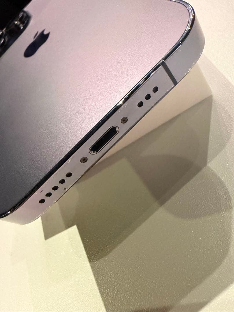【美品】Apple iPhone 14 Pro ディープパープル　512GB