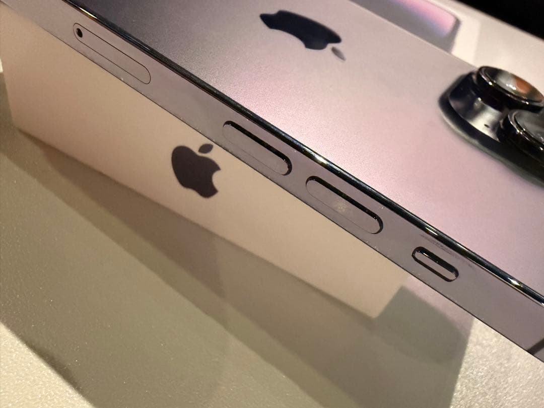 【美品】Apple iPhone 14 Pro ディープパープル　512GB