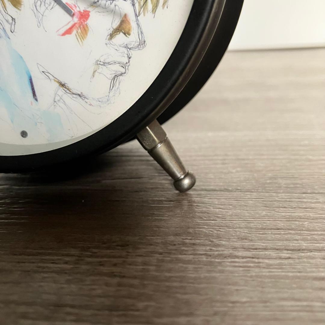 E-3 【ジャンク品】NAOTO KATO アート 目覚まし時計 置時計
