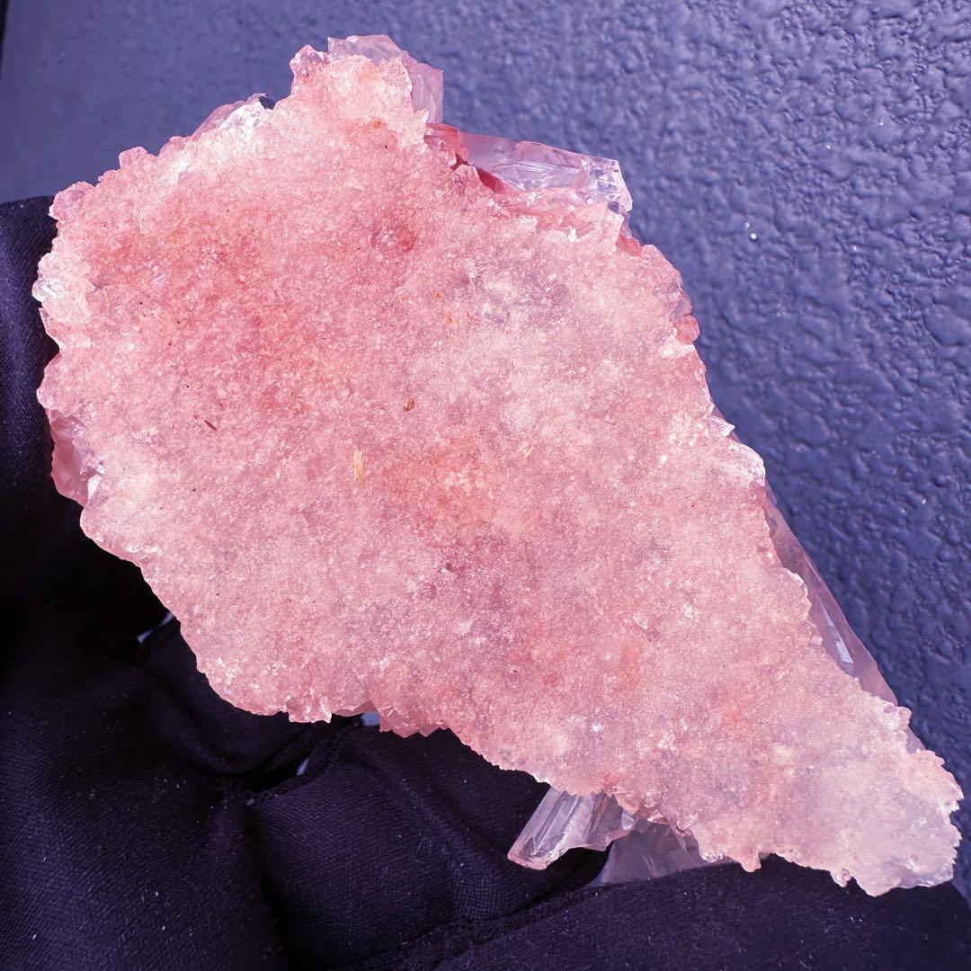 爆レア❗️浄化❗️超綺麗♡超強いパワー ピンク ヒマラヤ クラスター天然石A1423