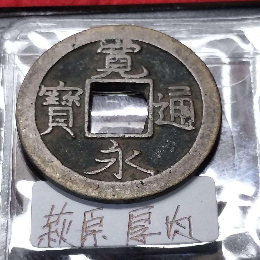 古銭 アルバム入り 寛永通宝100種類セット。背足 背小 背元 厚肉 坂本跳永