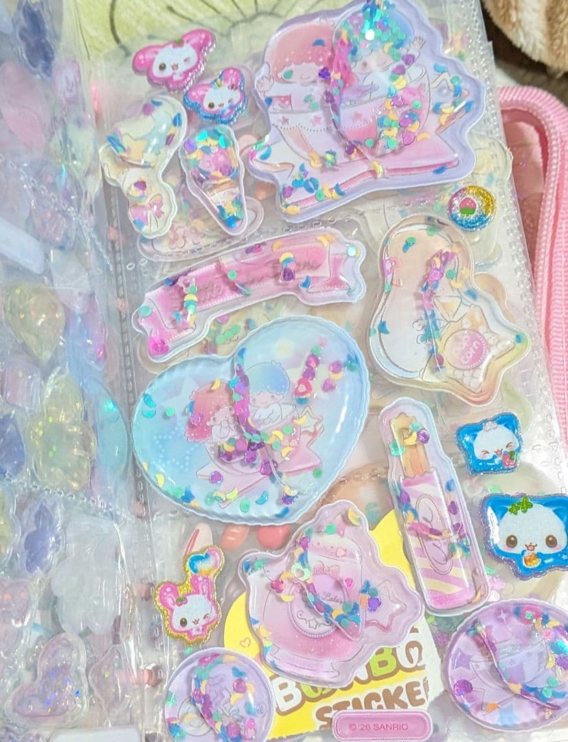 シール帳 完成品 サンリオ あわわちゃん