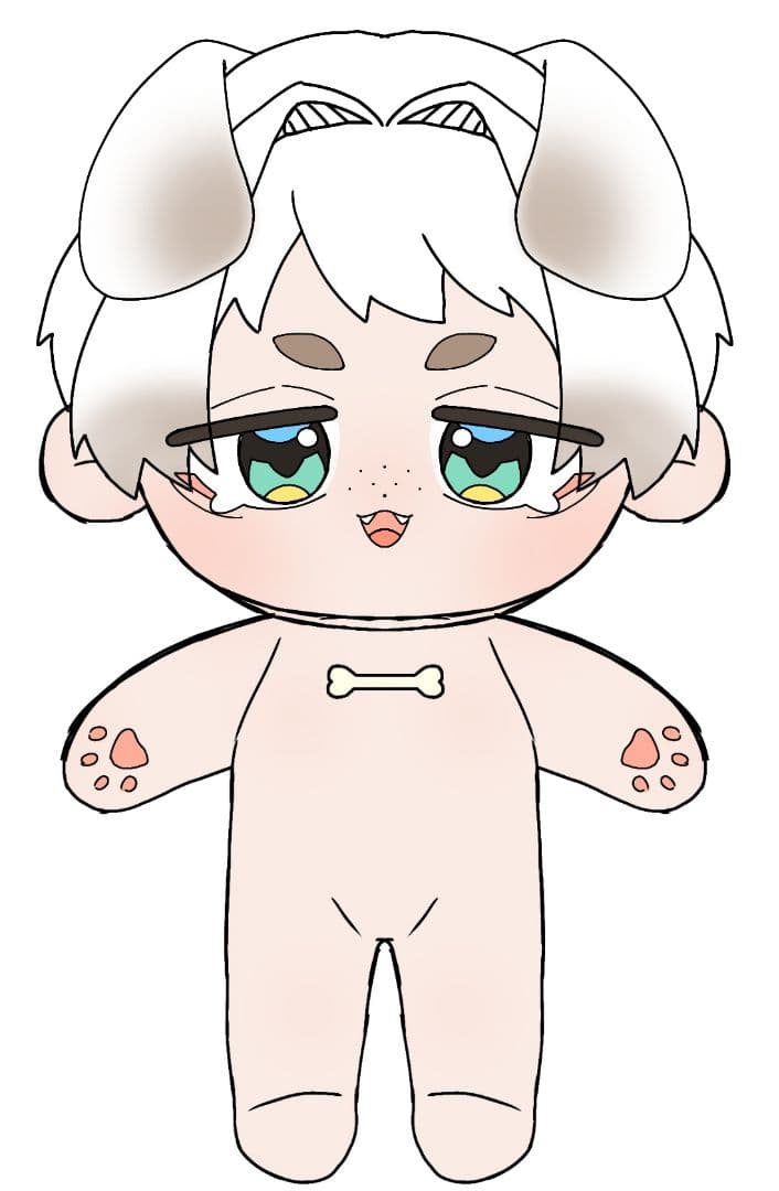 (停止中)推しぬい オリジナル 自作ぬいぐるみオーダー 棉花娃娃 無属性