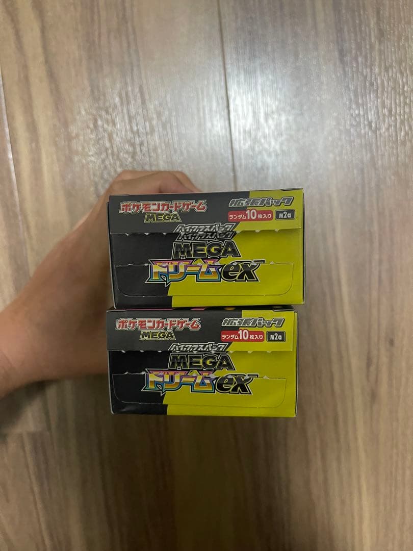 ポケモンカードゲーム MEGA ドリームEX 2boxシュリンクなしペリペリ有り