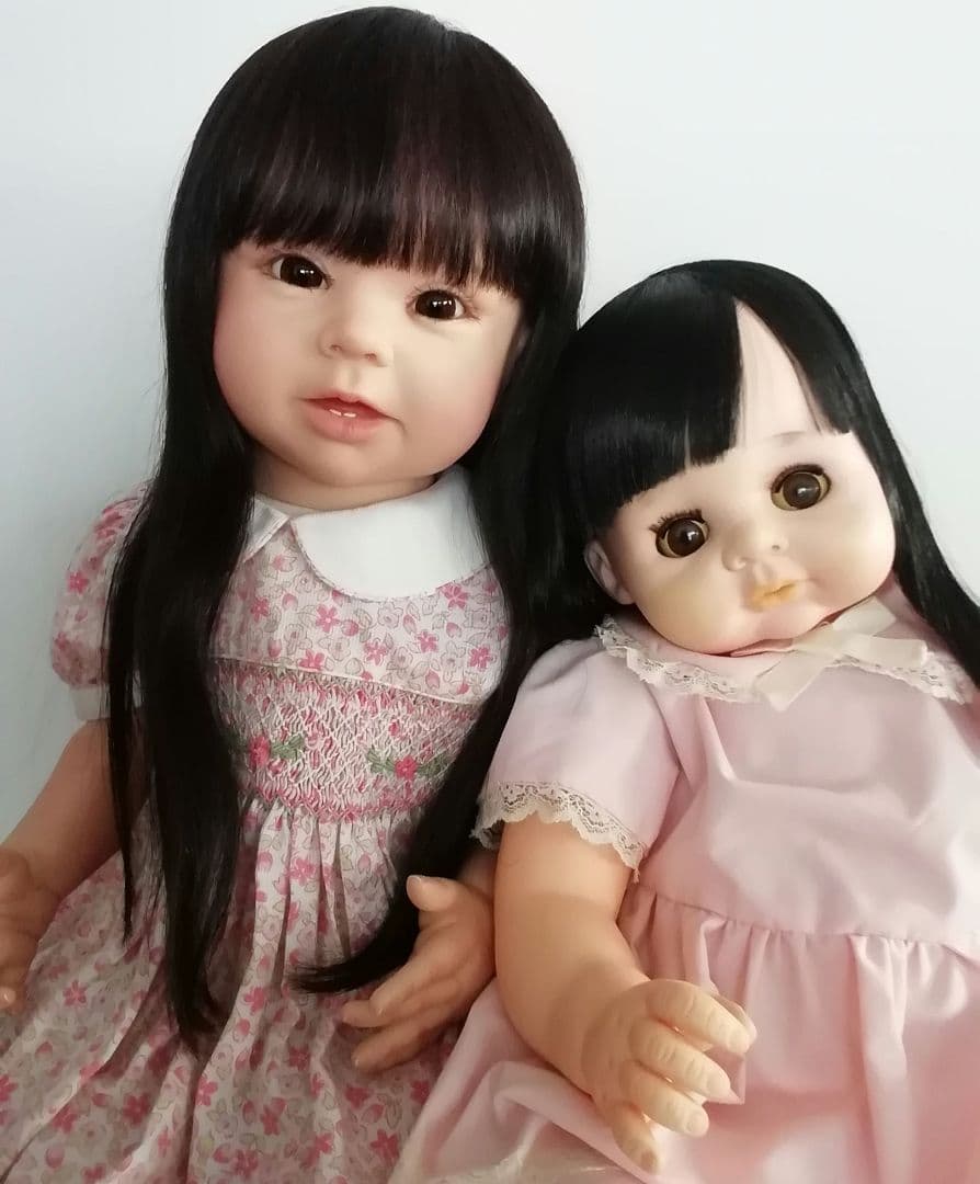 リボーンドール黒目黒髪の超〜♥可愛い高品質☆ボニーちゃん☆リボーンベビー抱き人形