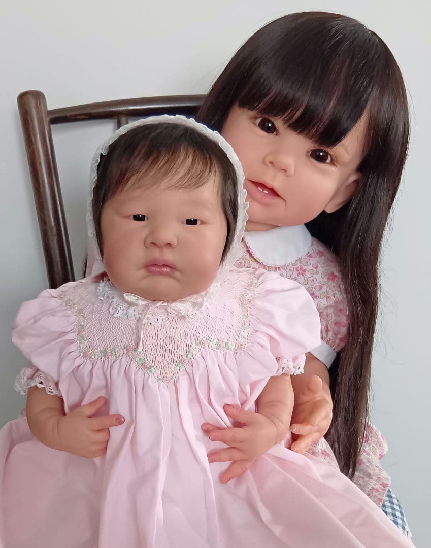 リボーンドール黒目黒髪の超〜♥可愛い高品質☆ボニーちゃん☆リボーンベビー抱き人形