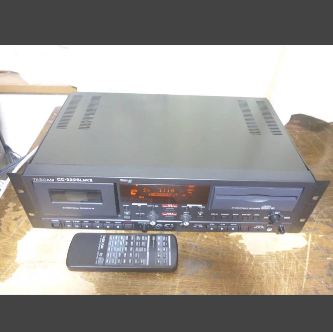 TASCAM CDレコーダー カセットデッキ CC-222SL MK2