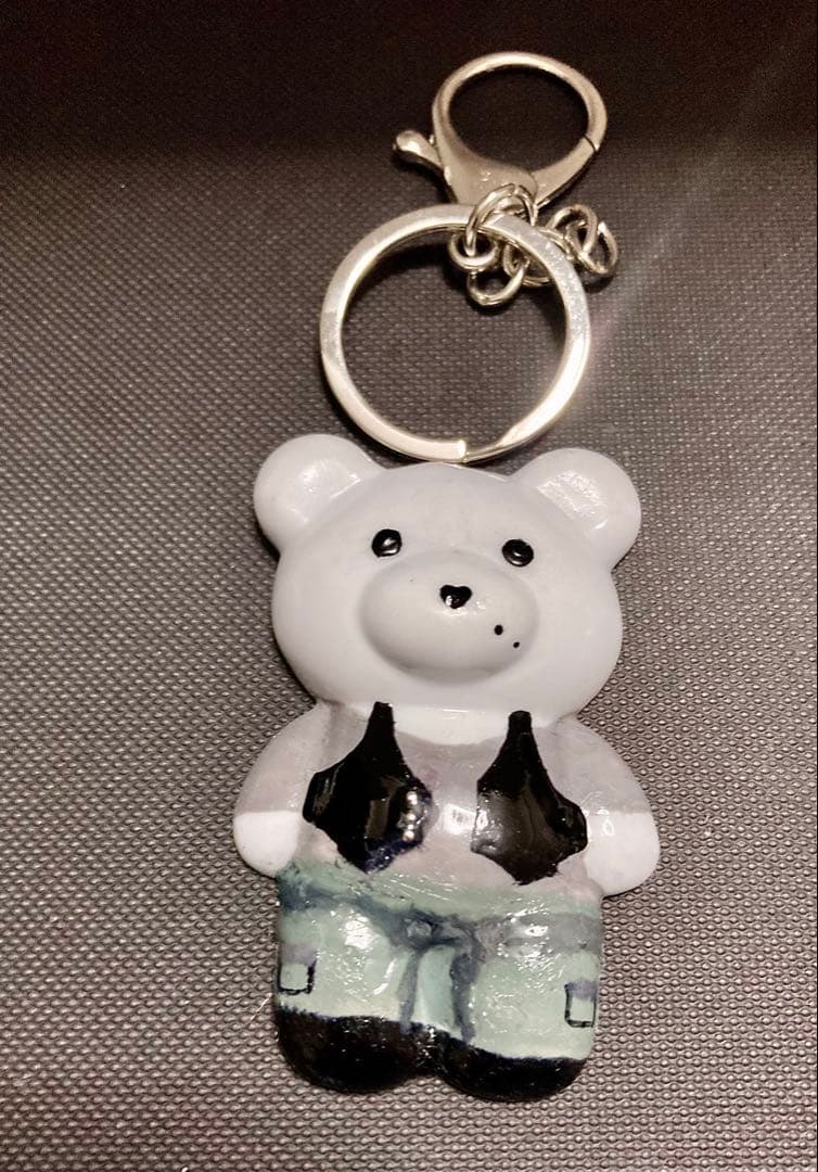 ハンドメイド　キーチャーム　推し　クマちゃん