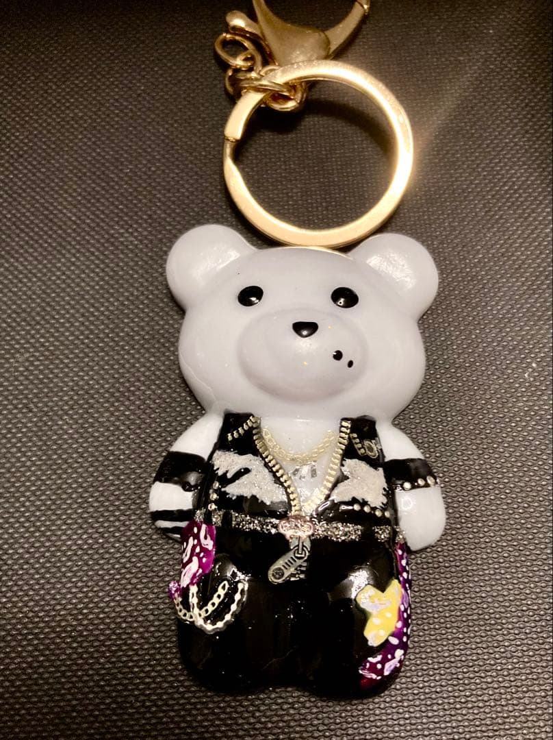 ハンドメイド　キーチャーム　推し　クマちゃん