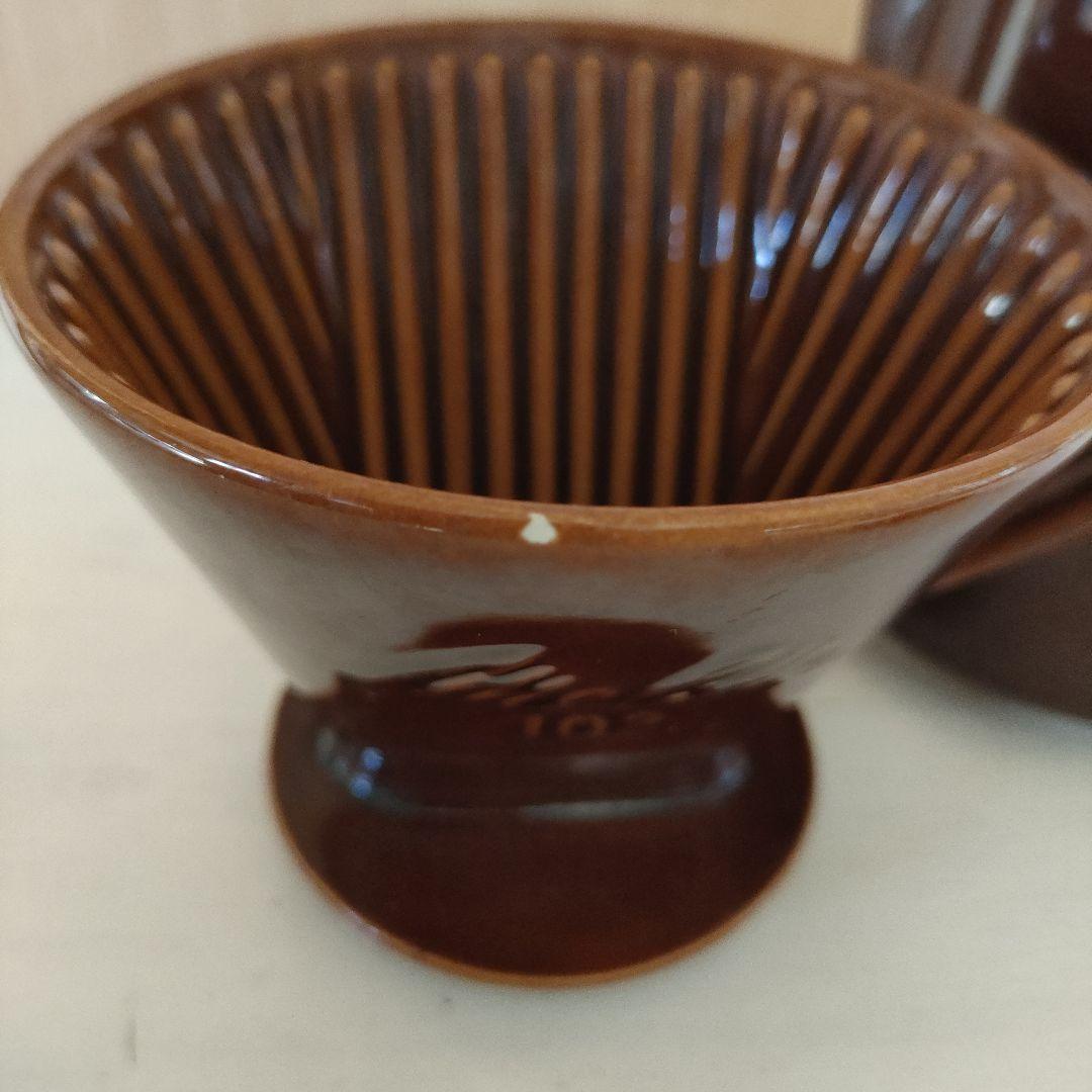 ●Melitta102 陶器メリタポットセット ●アクシス キャニスター