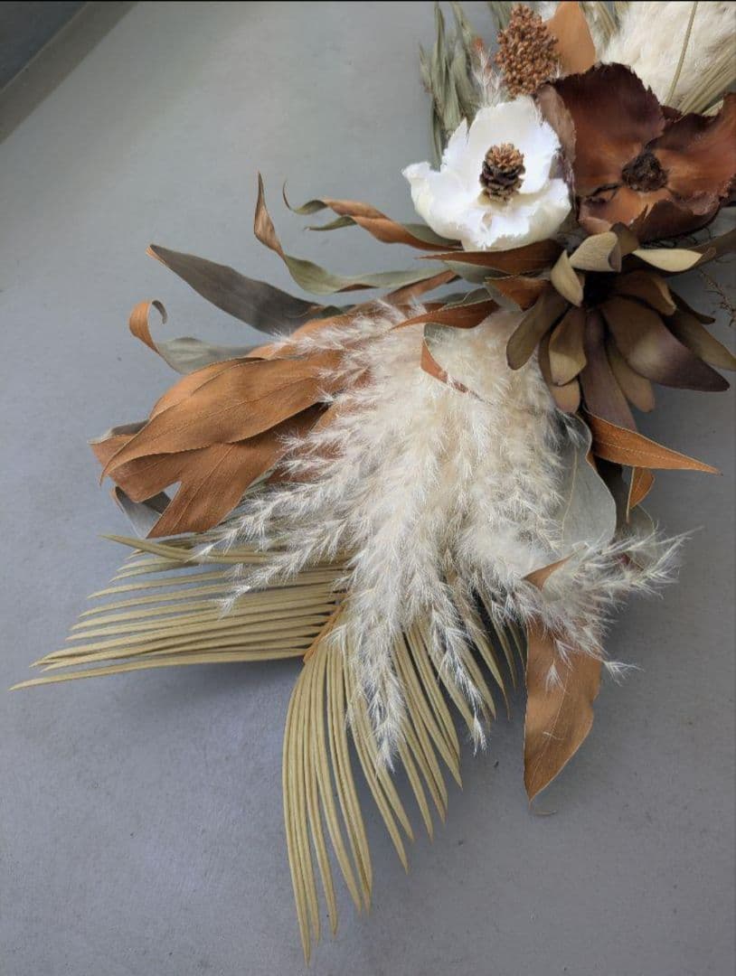 ドライスワッグ 横長スワッグ 大きいスワッグ