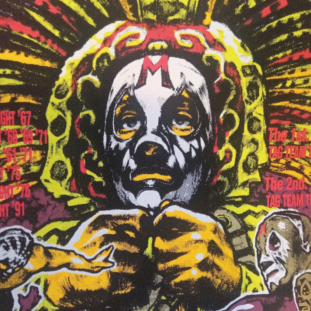 k*a様 ミル・マスカラスxロッキン・ジェリー・ビーン コラボポスター 99年