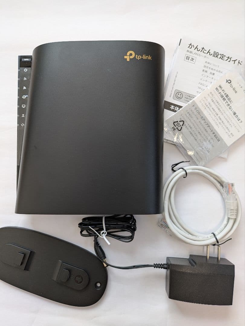 【値下げ】TP-LinkのWi-Fi 6対応ルーター AX5400（縦置き）