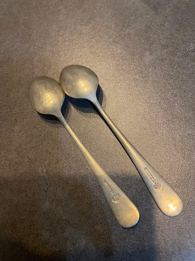 silver刻印　スプーン 2本