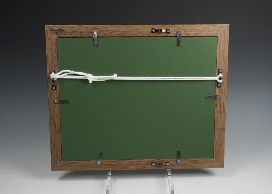 徳力富吉郎 近江 堅田浮御堂 額入り 額装