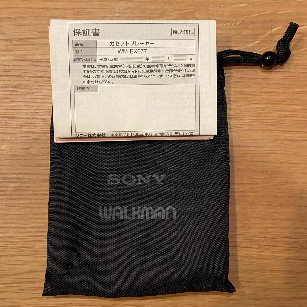 S*i様 【美品ジャンク】 SONY WALKMAN WM-EX677カセットウ