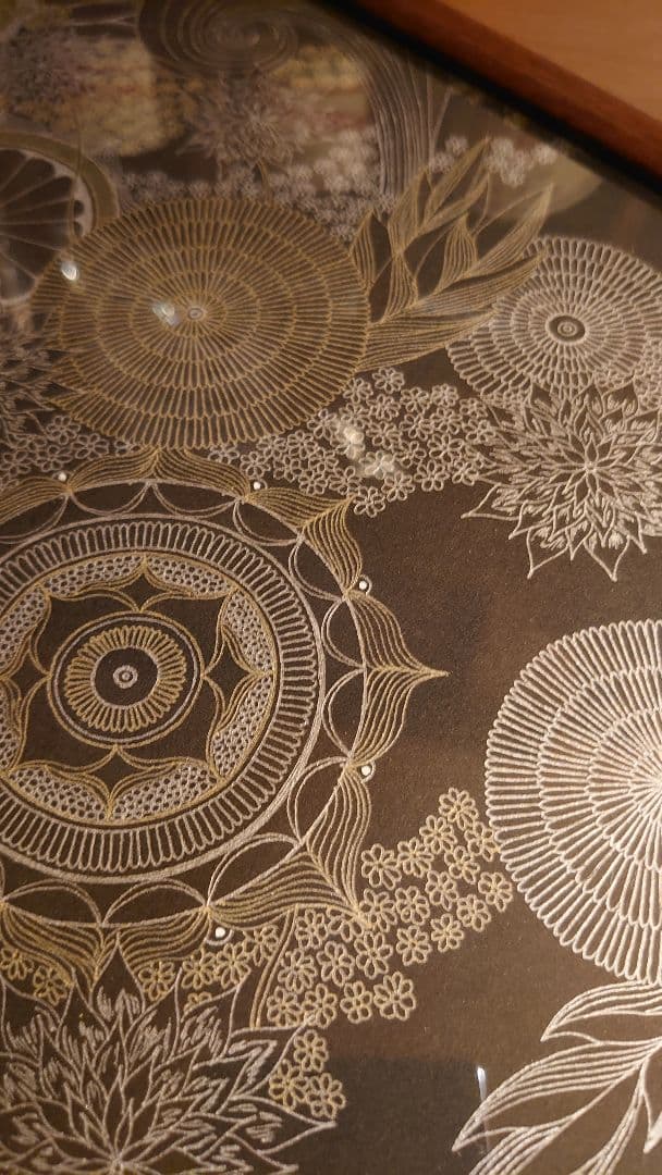 ゼンタングルアート、藤右衛門作、曼陀羅アート、アート、ペンアート