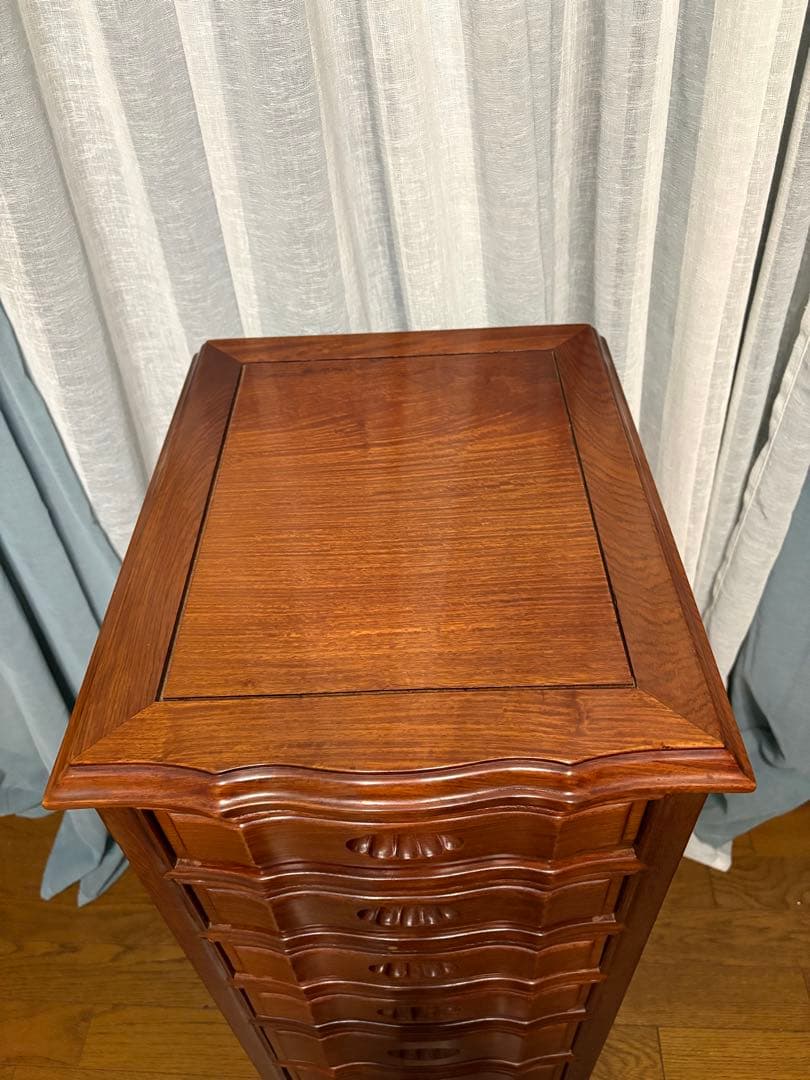 花梨チェスト 6引き出し