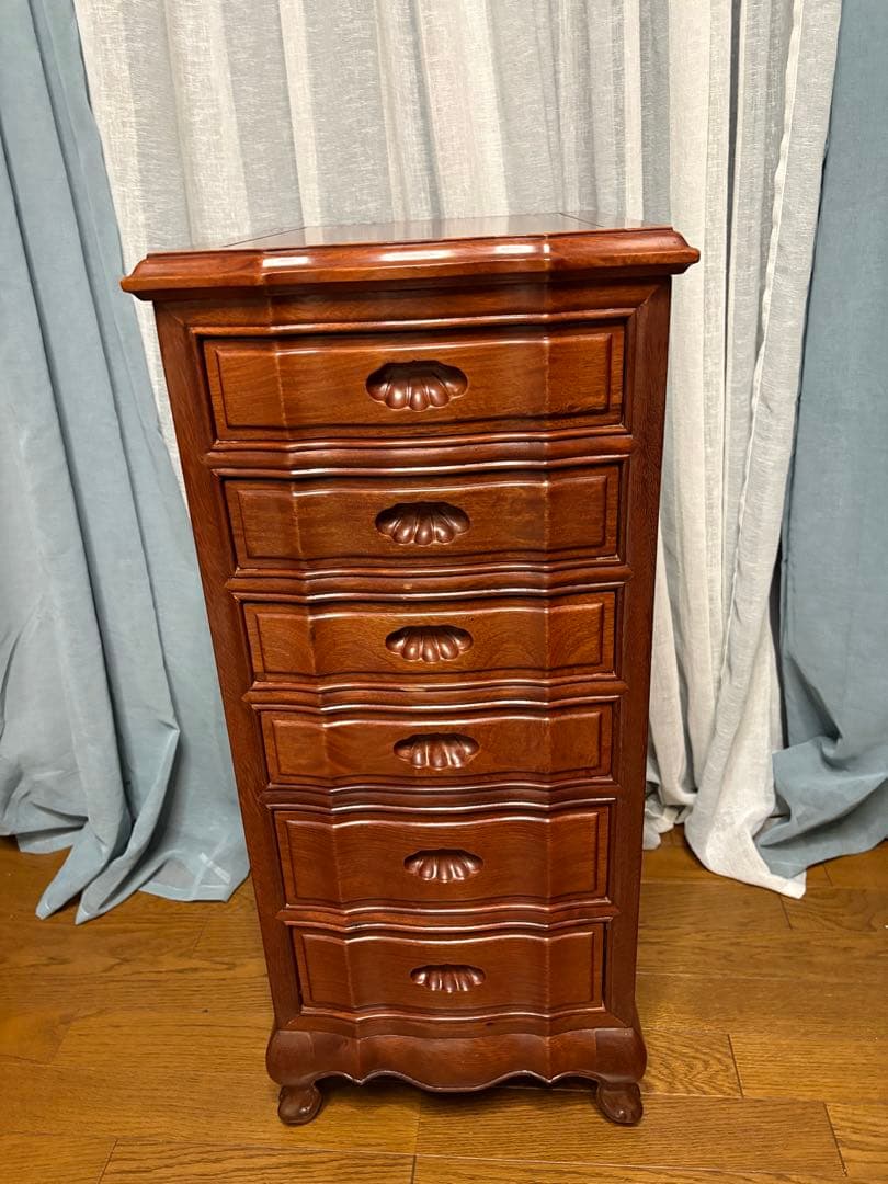 花梨チェスト 6引き出し