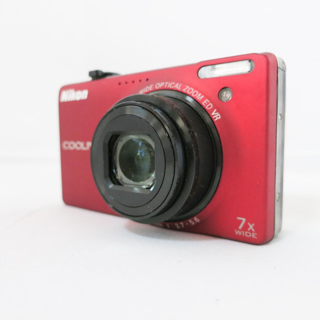 Nikon COOLPIX S6000 赤 コンパクトデジタルカメラ