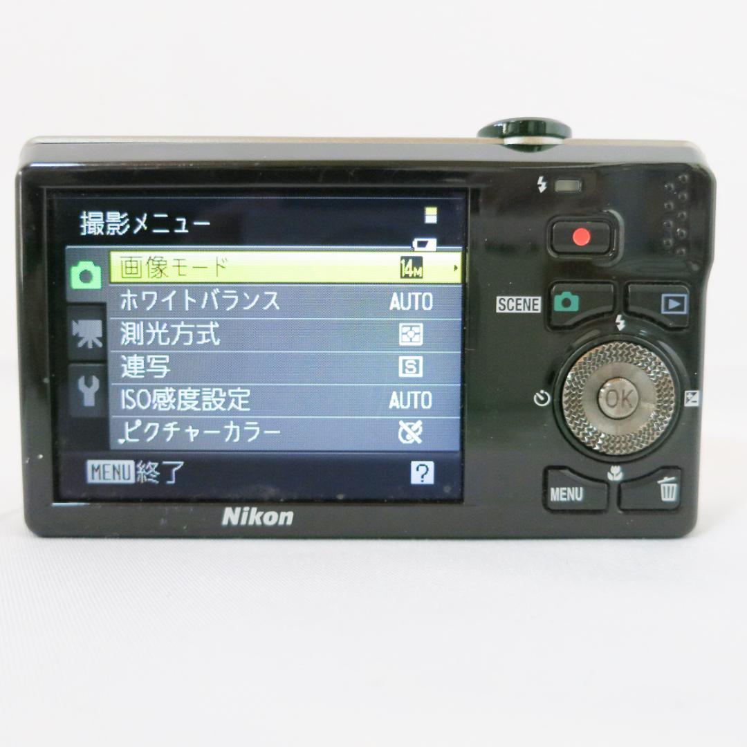 Nikon COOLPIX S6000 赤 コンパクトデジタルカメラ