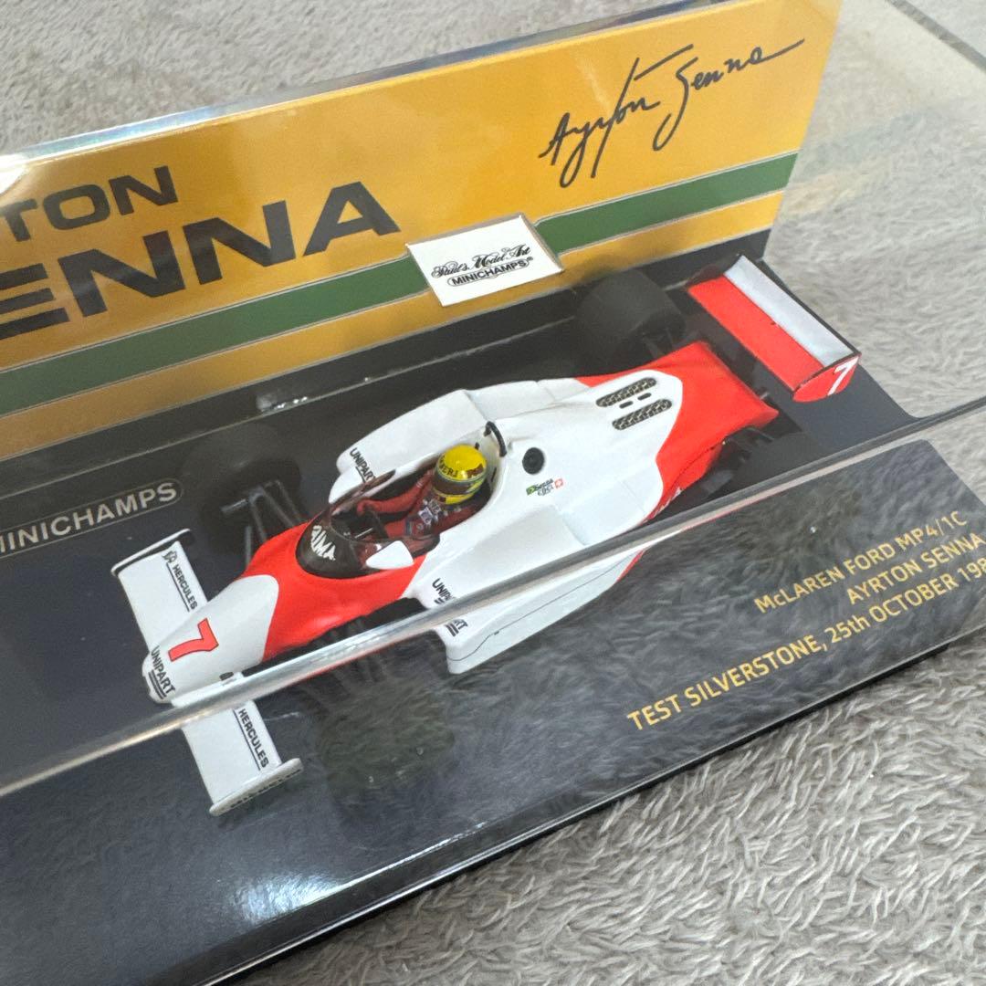 マクラーレン コスワース MP4/1C A.セナ シルバーストーン テスト