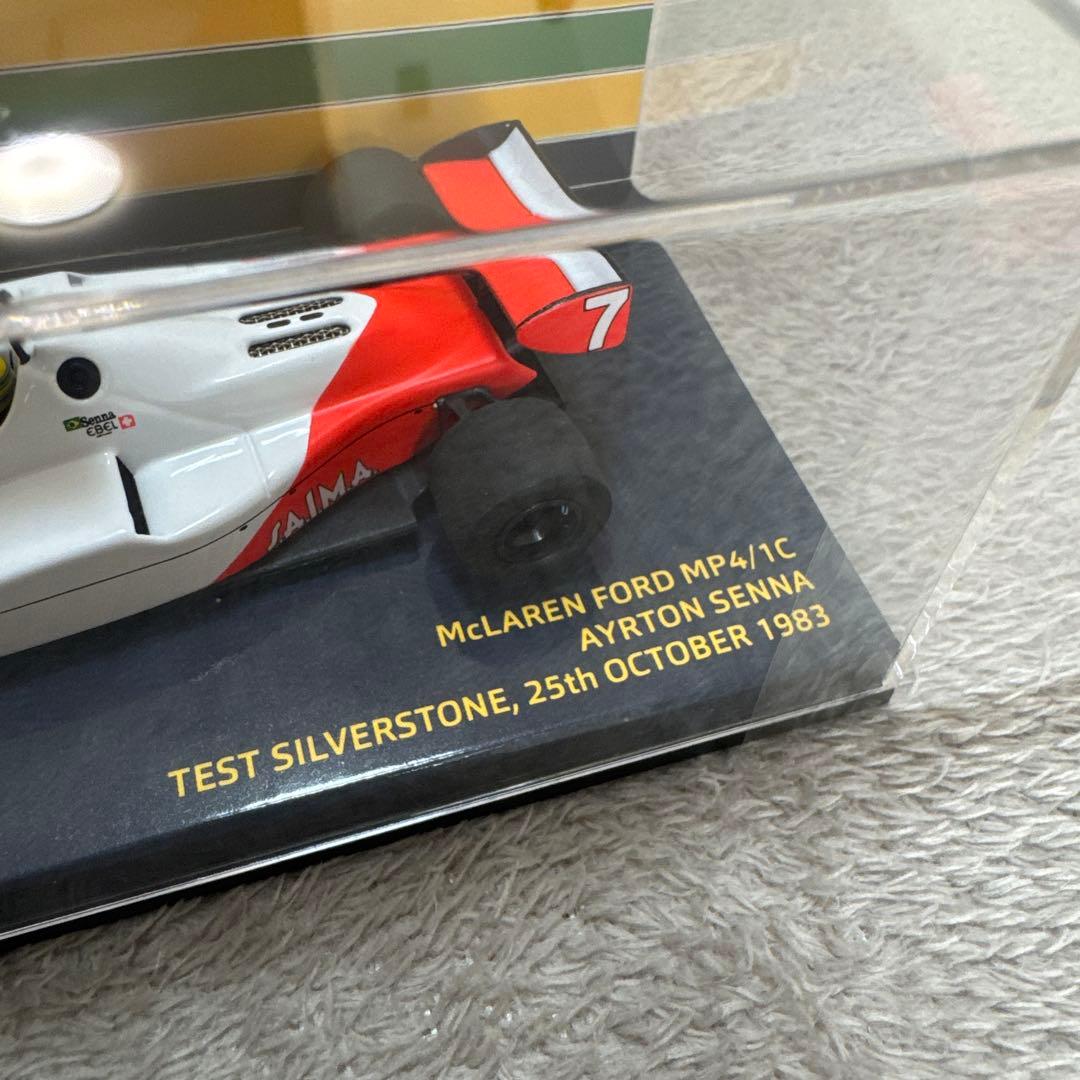 マクラーレン コスワース MP4/1C A.セナ シルバーストーン テスト