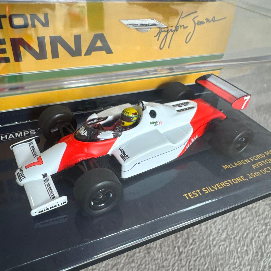 マクラーレン コスワース MP4/1C A.セナ シルバーストーン テスト