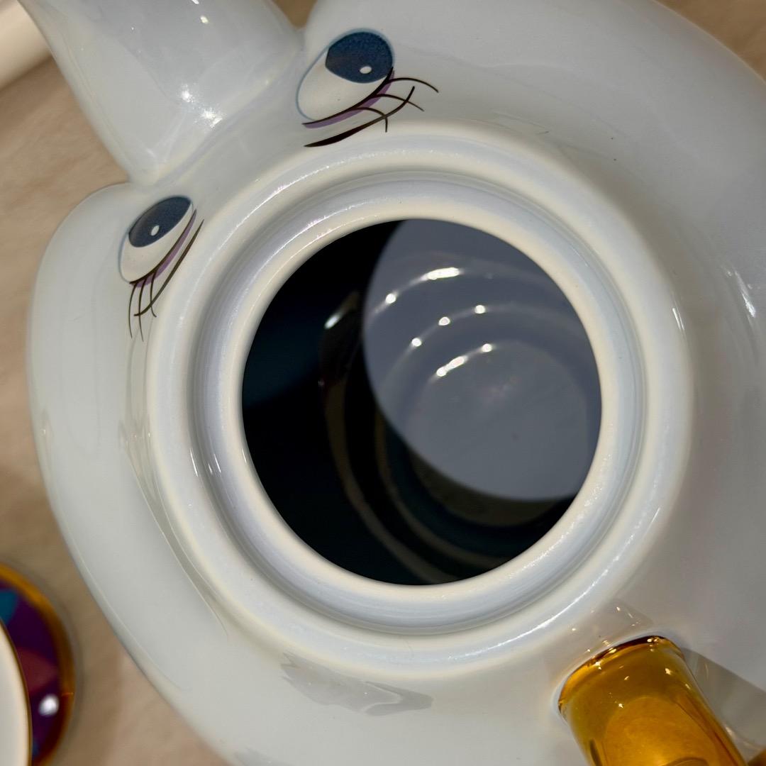 【新品未使用】美女と野獣 ポット婦人とチップ 2点セット