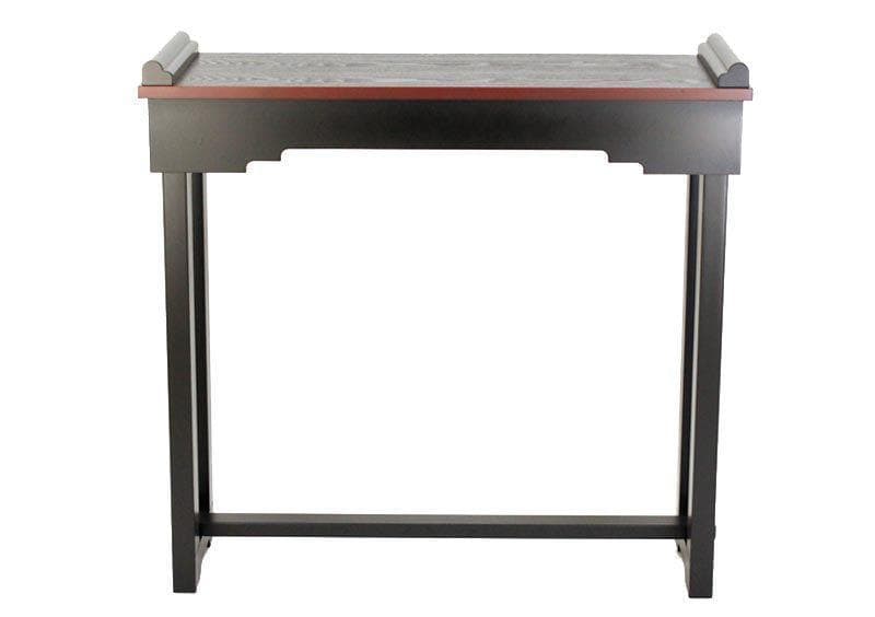 黒塗 2.5尺 焼香机 供養台 折りたたみ 寺院用 焼香台 机 経机 仏具