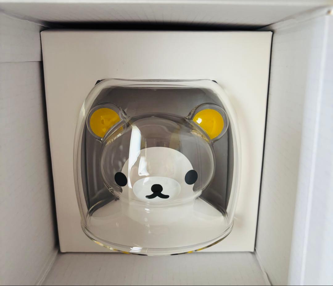 手作りリラックマ ダブルウォールグラス