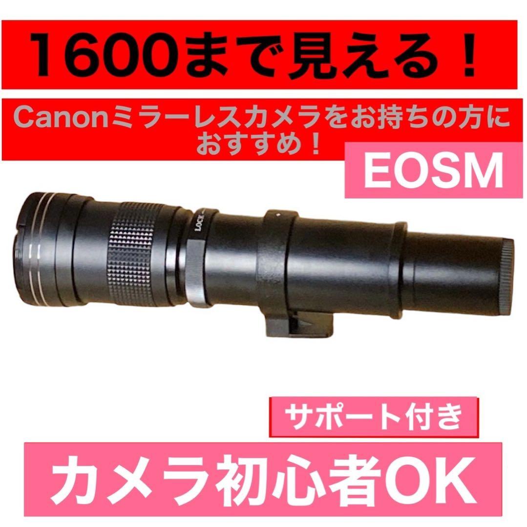 1600まで見える！Canonミラーレスカメラをお持ちの方におすすめ！サポート付