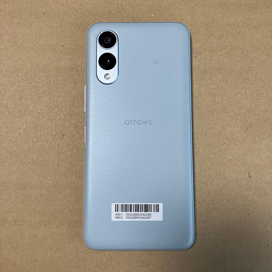【未使用に近い】arrows We2 M07 スマホ本体　ライトブルー128GB