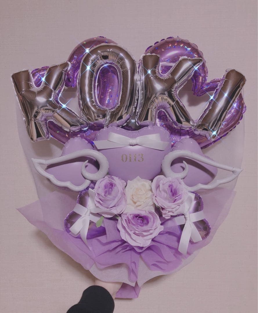 バルーンギフト　バルーンブーケ　卒業　生誕祭　ミーグリ