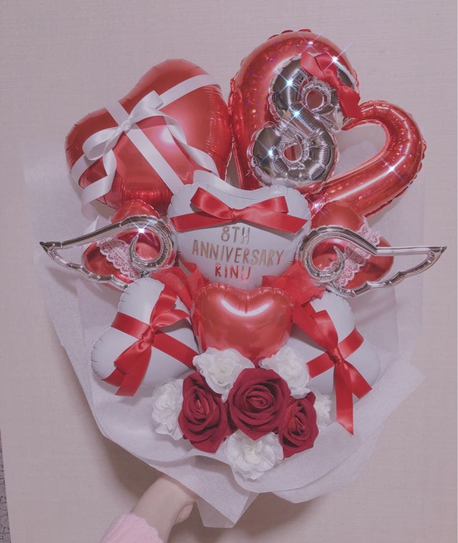 バルーンギフト　バルーンブーケ　卒業　生誕祭　ミーグリ