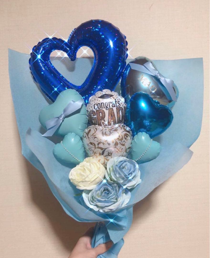 バルーンギフト　バルーンブーケ　卒業　生誕祭　ミーグリ