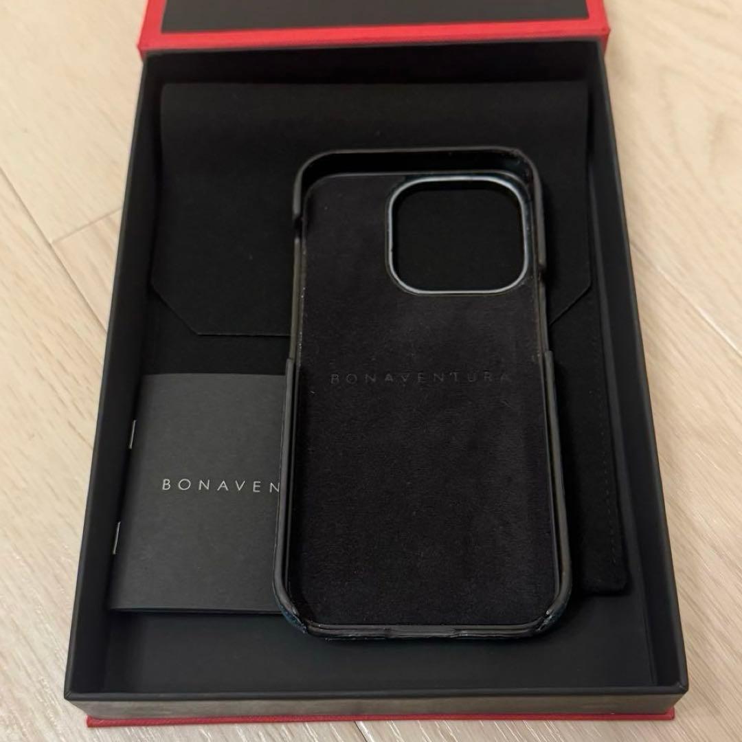 ボナベンチュラBONAVENTURA iPhone15pro ケース　ブルー