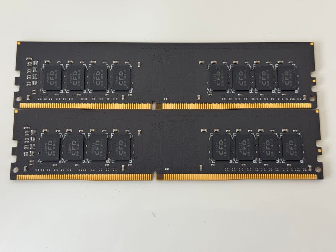 CFD DDR4 3200MHz 32GB(16GB×2) 動作確認済