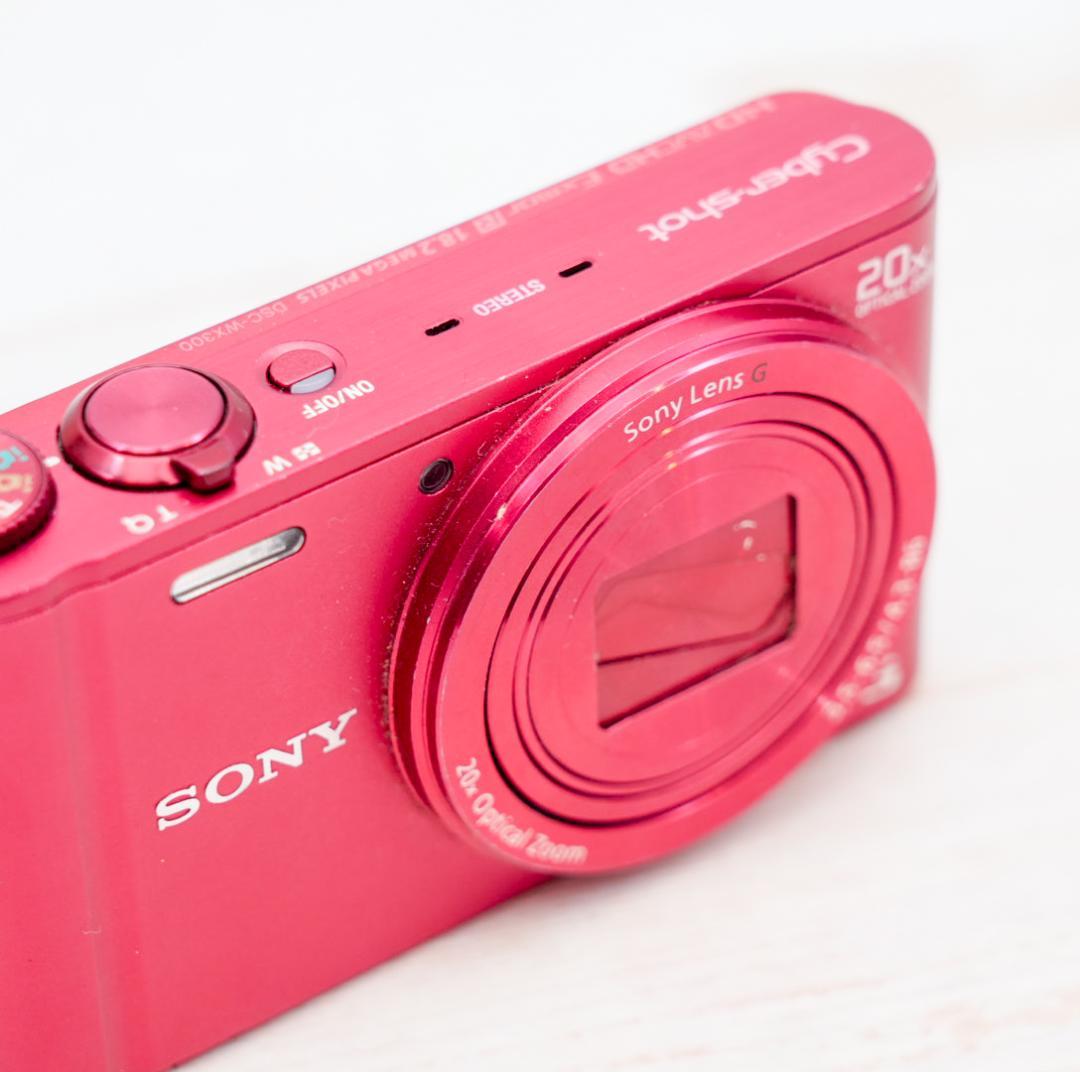 【動作確認済】SONY Cyber-shot DSC-WX300/R コンデジ