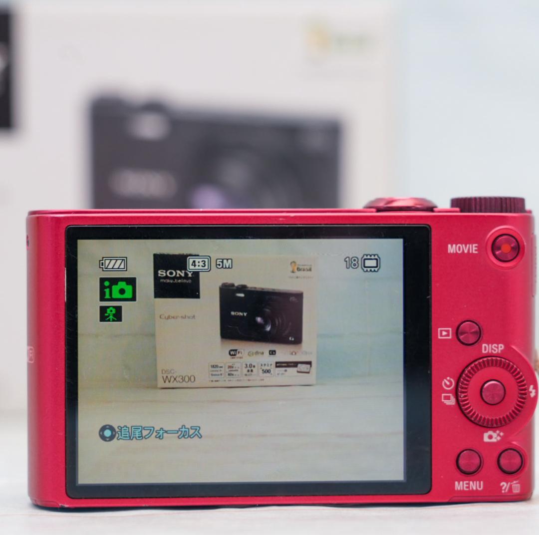 【動作確認済】SONY Cyber-shot DSC-WX300/R コンデジ