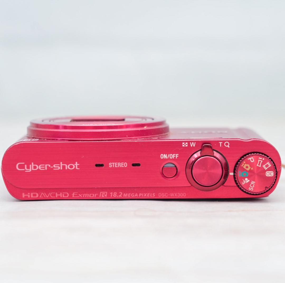 【動作確認済】SONY Cyber-shot DSC-WX300/R コンデジ